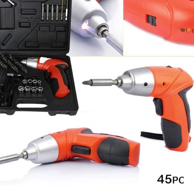 45Pcs Cordless Screwdriver