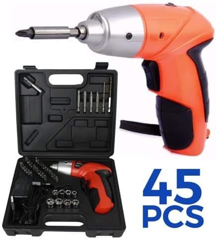 45Pcs Cordless Screwdriver