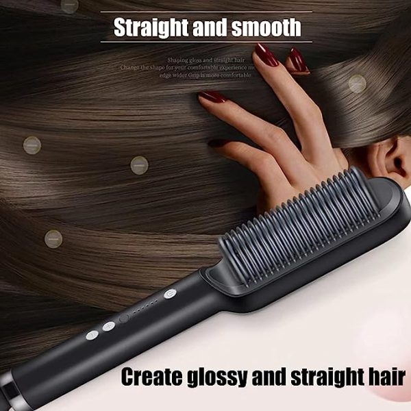 Electric Hair Straightener Comb for Black Hair